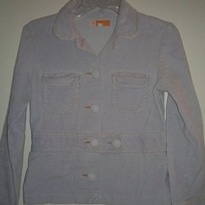 Anthropologie TULLE Lilac Corduroy Jacket
